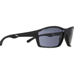 Outlet Lunettes de soleil Drill Mat Metallic Black Smoke Femme Lunettes Femme