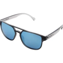 Best Lunettes de soleil Cooper Shiny X'tal Black Blue Grey Mirror Lunettes Polarisées