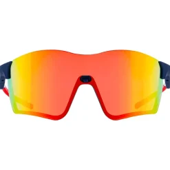 Lunettes Trail|Lunettes Trail-Running<Red Bull Spect Lunettes de soleil Fuse Matt Blue Red Brown Red Mirror