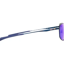 Sale Lunettes de soleil Redms Rectangular Metal Matt Blue Smoke Blue Mirror Polarized Femme Lunettes Femme|Lunettes Polarisées