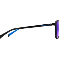 Hot Lunettes de soleil Redps Square Matt Black Smoke Blue Mirror Polarized Femme Lunettes Femme|Lunettes Polarisées