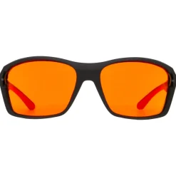 Lunettes Femme<Red Bull Spect Lunettes de soleil Drill Matt Black Orange Red Mirror