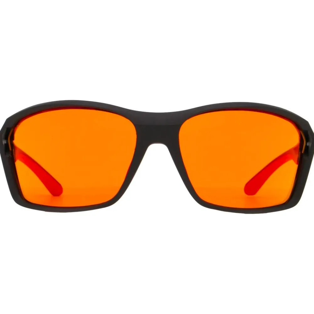 Lunettes Femme<Red Bull Spect Lunettes de soleil Drill Matt Black Orange Red Mirror