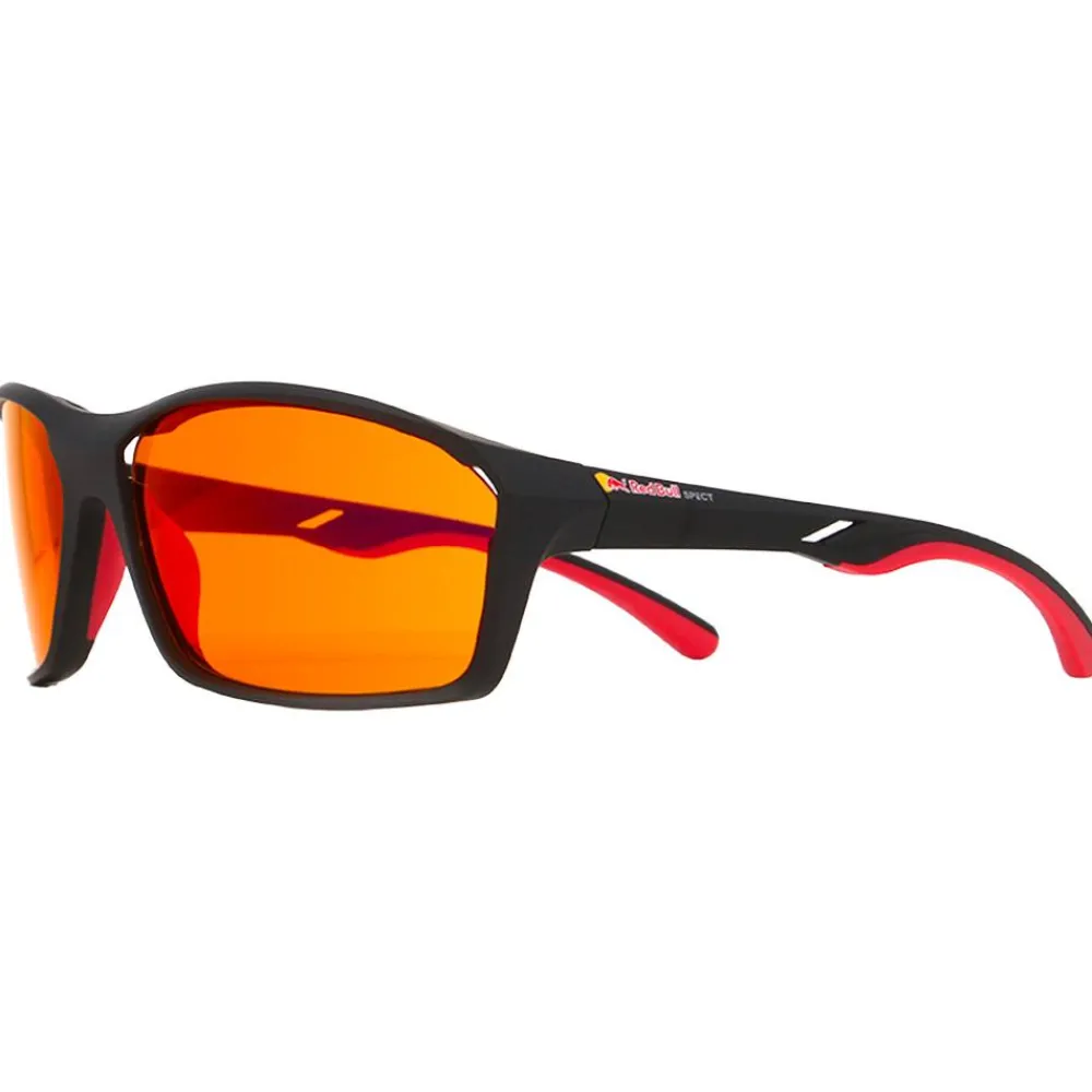 Lunettes Femme<Red Bull Spect Lunettes de soleil Drill Matt Black Orange Red Mirror