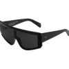 Lunettes Femme<Retro Super Future Lunettes de soleil Zed Black Black