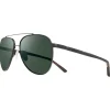 Online Lunettes de soleil Arthur Black Crystal Smoke Green Polarized Femme Lunettes Femme|Lunettes Polarisées