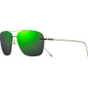 New Lunettes de soleil Air 3 Satin Gunmetal Serilium Dark Green Photochromic Polarized Femme Lunettes Photochromiques|Lunettes Femme