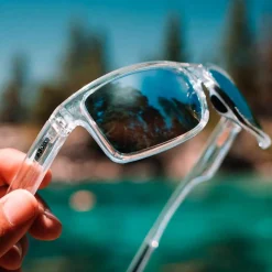 Outlet Lunettes de soleil Crawler Clear Crystal Serilium Blue Water Polarized Femme Lunettes Femme|Lunettes Polarisées