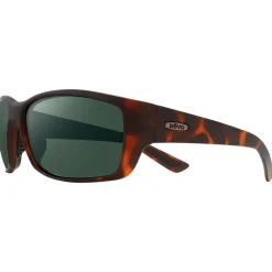 Lunettes Femme|Lunettes Polarisées<Revo Lunettes de soleil Dexter Matte Tortoise Crystal Smoke Green Polarized
