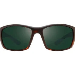 Lunettes Femme|Lunettes Polarisées<Revo Lunettes de soleil Dexter Matte Tortoise Crystal Smoke Green Polarized