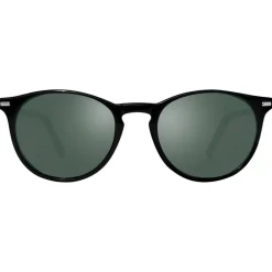 Lunettes de soleil Sierra Black Crystal Smoke Green Polarized Femme Lunettes Femme|Lunettes Polarisées