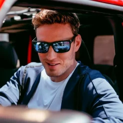 New Lunettes de soleil Winston Matte Black Serilium+ Blue Water Polarized Lunettes Polarisées