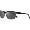 Lunettes Polarisées<Revo Lunettes de soleil Winston Grey Horn Serilium+ Graphite Polarized