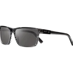 Lunettes Polarisées<Revo Lunettes de soleil Winston Grey Horn Serilium+ Graphite Polarized