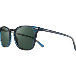 Outlet Lunettes de soleil Watson Blue Horn Crystal Smoke Green Polarized Femme Lunettes Femme|Lunettes Polarisées