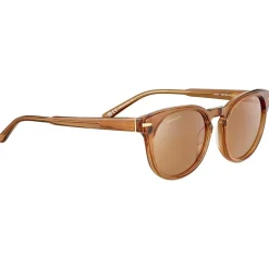 New Lunettes de soleil Havah Crystal Caramel Brown Mineral Polarized Drivers Femme Lunettes Polarisées|Lunettes Photochromiques