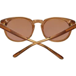 New Lunettes de soleil Havah Crystal Caramel Brown Mineral Polarized Drivers Femme Lunettes Polarisées|Lunettes Photochromiques