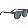 Lunettes de soleil Kingman Matte Black Saturn Polarized Petrol Blue Lunettes Photochromiques|Lunettes Polarisées