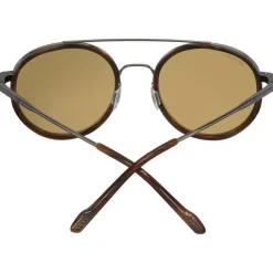 Online Lunettes de soleil Geary Shiny Gunmetal Brown Buffalo Polarized 555nm Blue Lunettes Polarisées|Lunettes Photochromiques