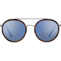 Online Lunettes de soleil Geary Shiny Gunmetal Brown Buffalo Polarized 555nm Blue Lunettes Polarisées|Lunettes Photochromiques