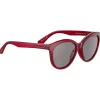 Online Lunettes de soleil Endee Shiny Milky Red Saturn Polarized Smoke Femme Lunettes Photochromiques|Lunettes Femme