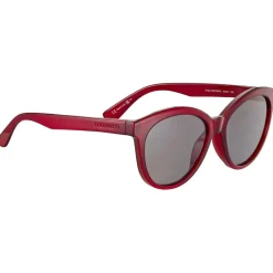Online Lunettes de soleil Endee Shiny Milky Red Saturn Polarized Smoke Femme Lunettes Photochromiques|Lunettes Femme