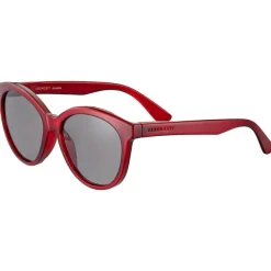 Online Lunettes de soleil Endee Shiny Milky Red Saturn Polarized Smoke Femme Lunettes Photochromiques|Lunettes Femme