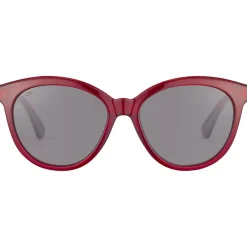 Online Lunettes de soleil Endee Shiny Milky Red Saturn Polarized Smoke Femme Lunettes Photochromiques|Lunettes Femme