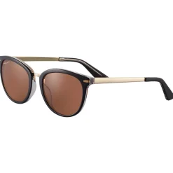 Outlet Lunettes de soleil Jodie Shiny Black Light Gold Drivers Femme Lunettes Photochromiques|Lunettes Femme