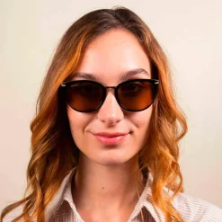 Outlet Lunettes de soleil Jodie Shiny Black Light Gold Drivers Femme Lunettes Photochromiques|Lunettes Femme