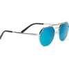 Best Lunettes de soleil Shelby Shiny Silver Spirit Polarized 555nm Blue Femme Lunettes Polarisées|Lunettes Photochromiques