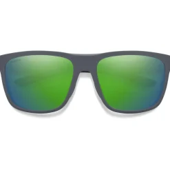 Lunettes Polarisées|Lunettes Femme<Smith Lunettes de soleil Barra Matte Cement Chromapop Polarized Green Mirror