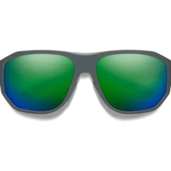 Lunettes Femme|Lunettes Polarisées<Smith Lunettes de soleil Outrigger Matte Slate Chromapop Polarized Green Mirror