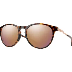 Lunettes Femme|Lunettes Polarisées<Smith Lunettes de soleil Wander Tortoise Chromapop Polarized Rose Gold Mirror