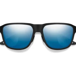 Hot Lunettes de soleil Embark Matte Black Chromapop Polarized Blue Mirror Femme Lunettes Femme|Lunettes Polarisées
