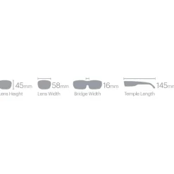 Hot Lunettes de soleil Embark Matte Black Chromapop Polarized Blue Mirror Femme Lunettes Femme|Lunettes Polarisées