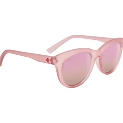 Lunettes Femme<Spy Lunettes de soleil Boundless Matte Translucent Rose Bronze Rose Quartz Spectra Mirror