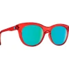 Online Lunettes de soleil Boundless Translucent Red Bronze Light Blue Spectra Mirror Femme Lunettes Femme