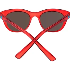 Online Lunettes de soleil Boundless Translucent Red Bronze Light Blue Spectra Mirror Femme Lunettes Femme