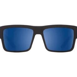 Hot Lunettes de soleil Cyrus Soft Matte Black Happy Dark Gray Green Polar Dark Blue Spectra Mirror Femme Lunettes Femme|Lunettes Polarisées
