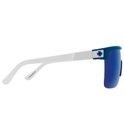 Lunettes Femme<Spy Lunettes de soleil Flynn 50/50 Matte Blue Matte White Happy Gray Green Blue Mirror