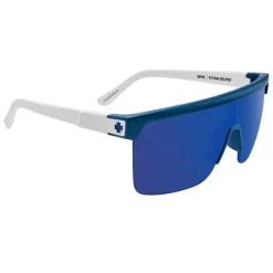 Lunettes Femme<Spy Lunettes de soleil Flynn 50/50 Matte Blue Matte White Happy Gray Green Blue Mirror