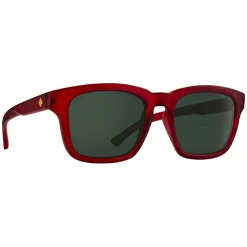 New Lunettes de soleil Saxony Translucent Red Happy Gray Green Femme Lunettes Femme