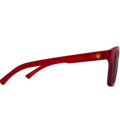 New Lunettes de soleil Saxony Translucent Red Happy Gray Green Femme Lunettes Femme