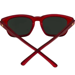 New Lunettes de soleil Saxony Translucent Red Happy Gray Green Femme Lunettes Femme