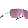 Lunettes de soleil Reschen Matt White Purple Femme Lunettes Femme