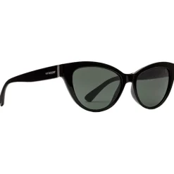 Lunettes Femme<Von Zipper Lunettes de soleil Ya-Ya! Black Gloss Vintage Grey
