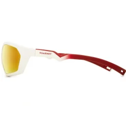 Lunettes Trail|Lunettes Trail-Running<Vuarnet Lunettes de soleil Air 2010 Large Blanc Mat Rouge Pure Grey Red Flashed