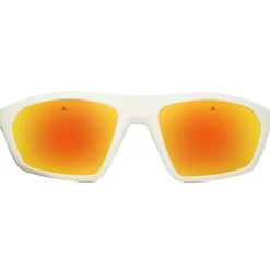 Lunettes Trail|Lunettes Trail-Running<Vuarnet Lunettes de soleil Air 2010 Large Blanc Mat Rouge Pure Grey Red Flashed