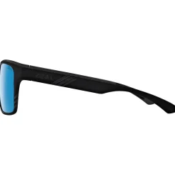 Lunettes Femme|Lunettes Polarisées<Zeal Lunettes de soleil Brewer Gloss Black Ellume Polarized Horizon Blue